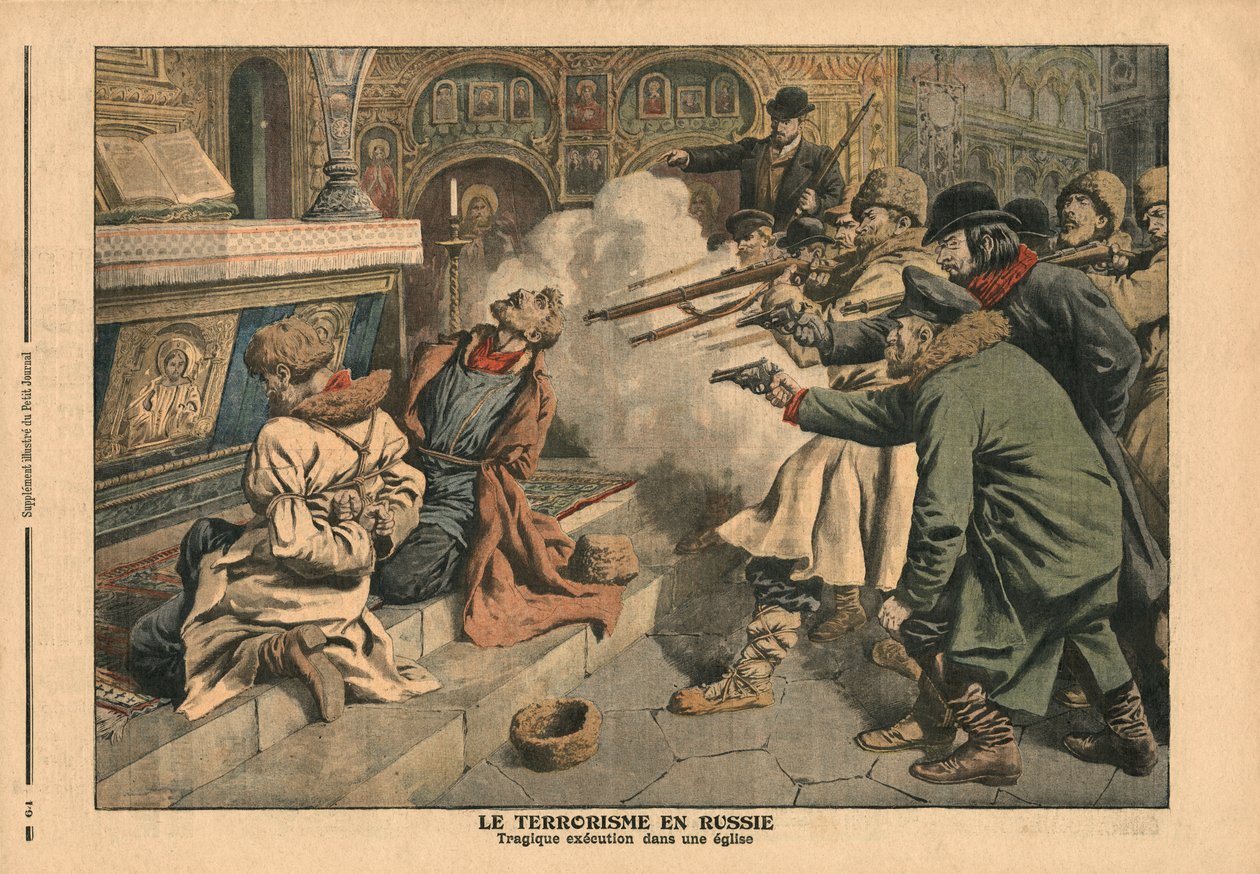 Terrorism in Russia, illustration från 