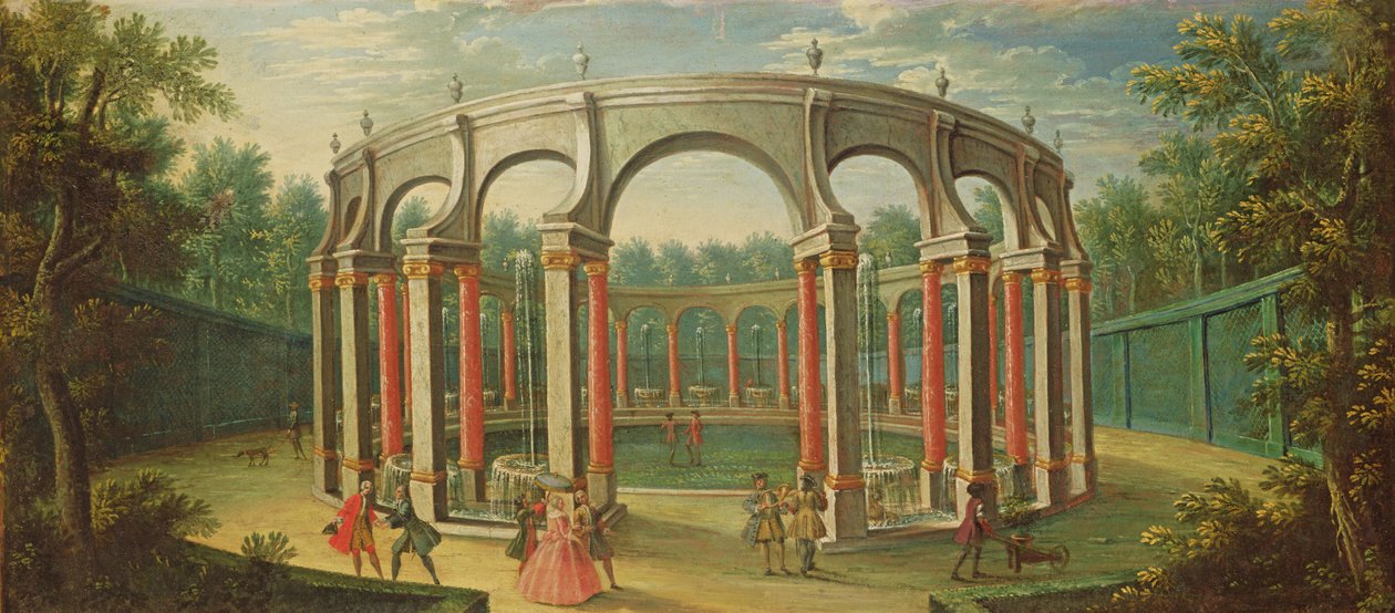 Bosquet de la Colonnade i Versailles, tidigt 1700-tal av French School