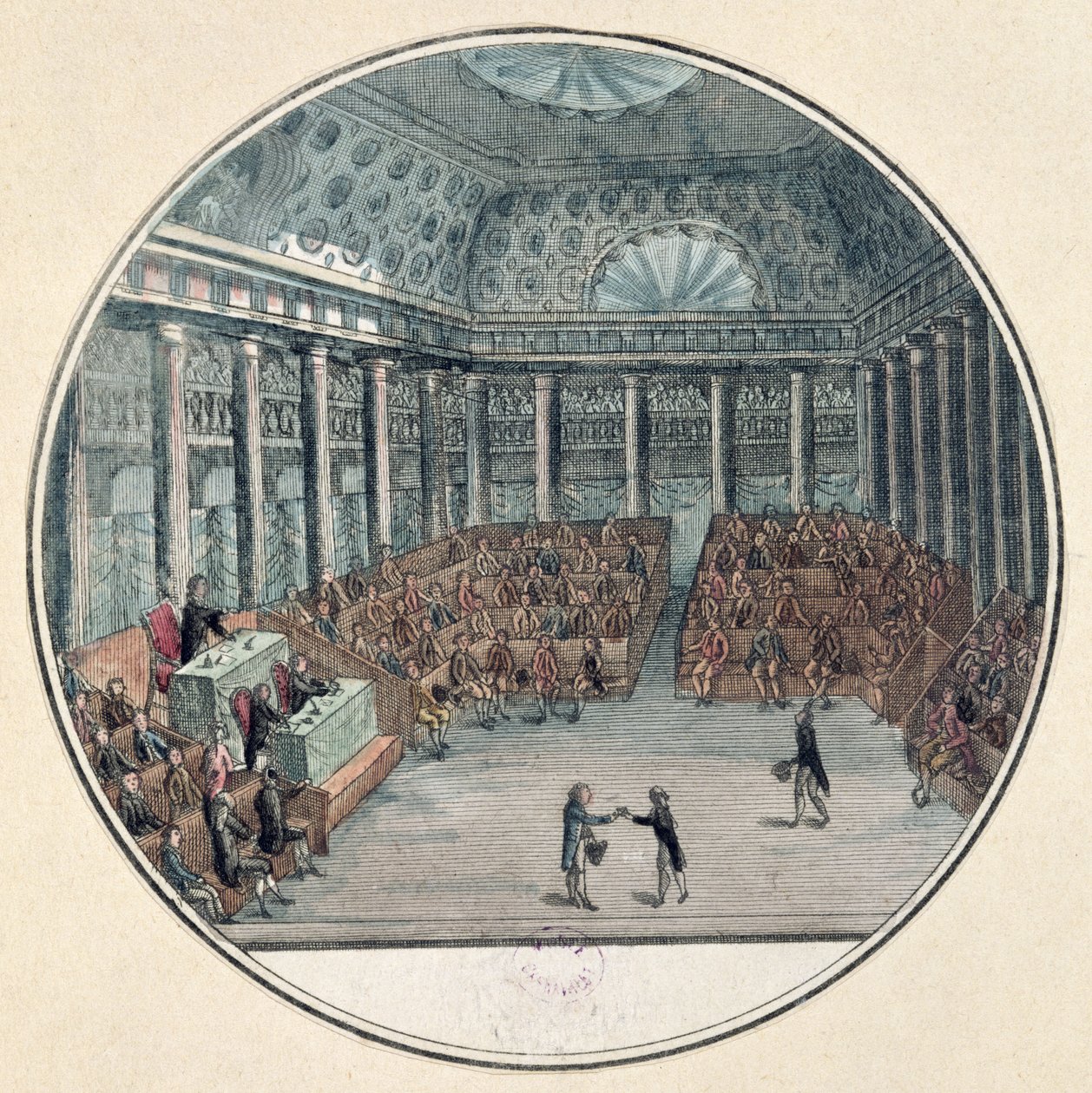 Kommunens suppleanter möte i nationalförsamlingen den 17 juni 1789 av French School