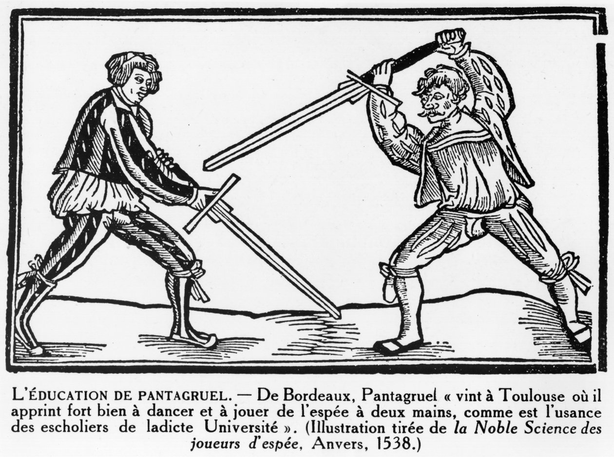 The Education of Pantagruel, illustration från 
