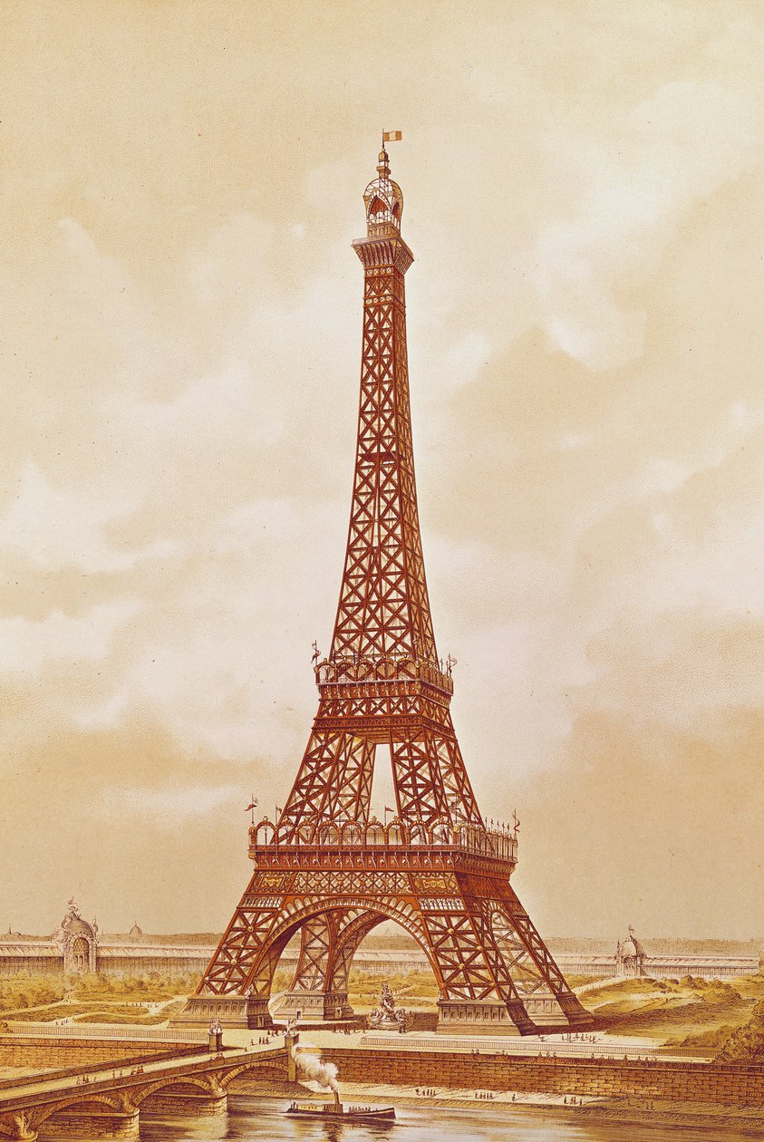 Eiffeltornet, 1889 av French School