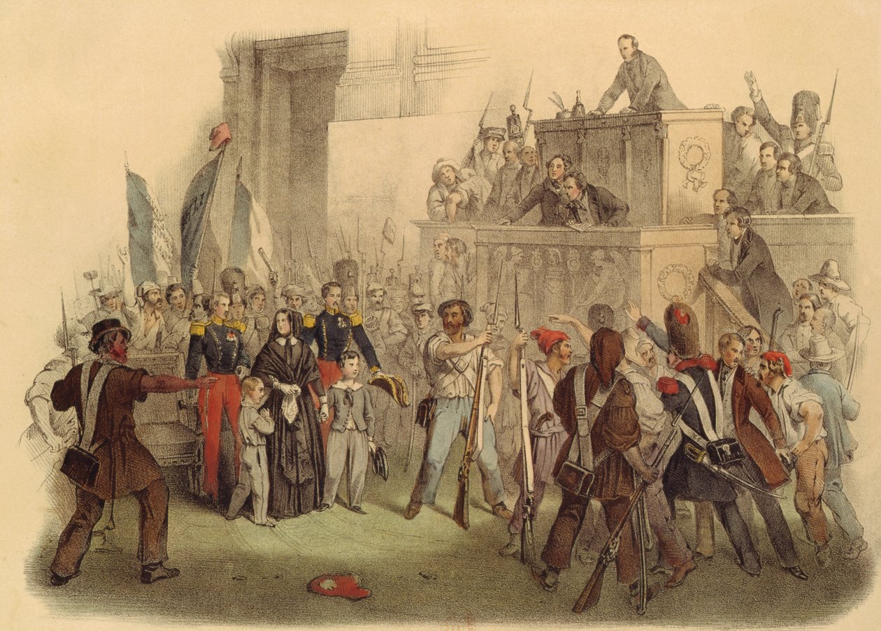 Mässorna i Kammarkollegiet den 24 februari 1848 av French School