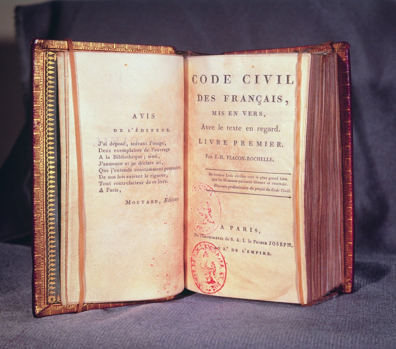 O le Napoleonic Code (faasalalauga fefiloi) swed av French School