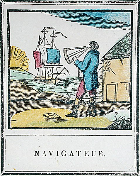 The Navigator, skylt 528 från Les Petits Metiers av French School