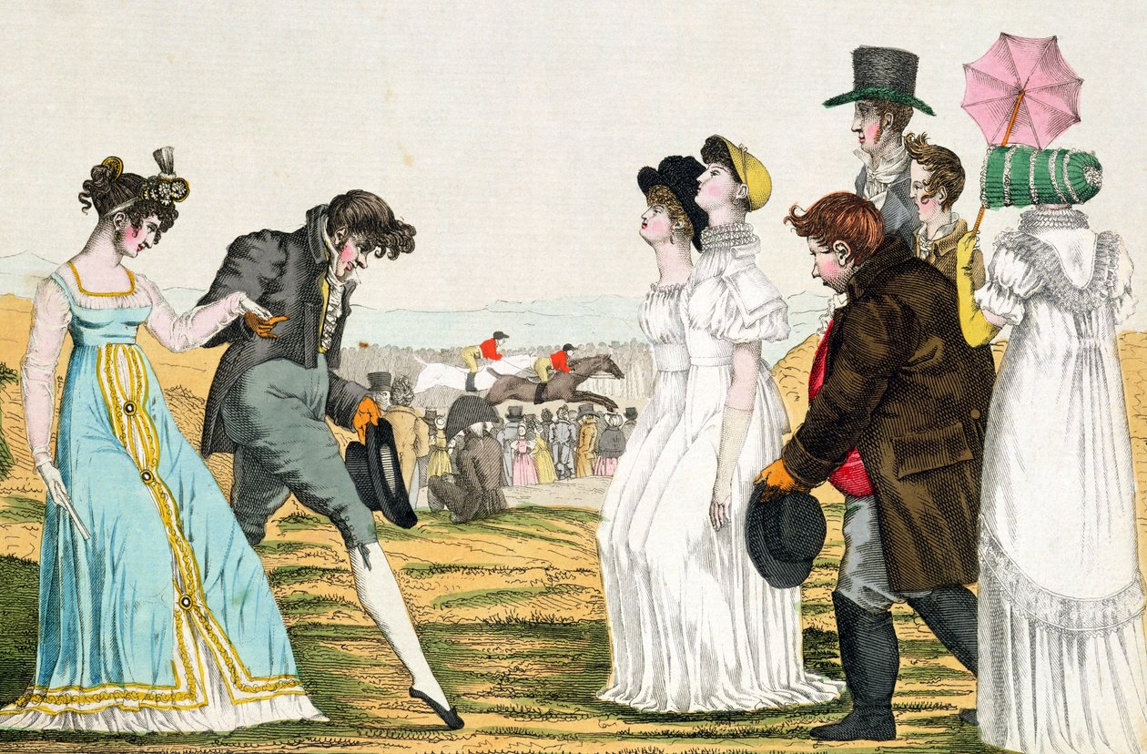 Parisienne i London, från "Le Supreme Bon Ton" av French School