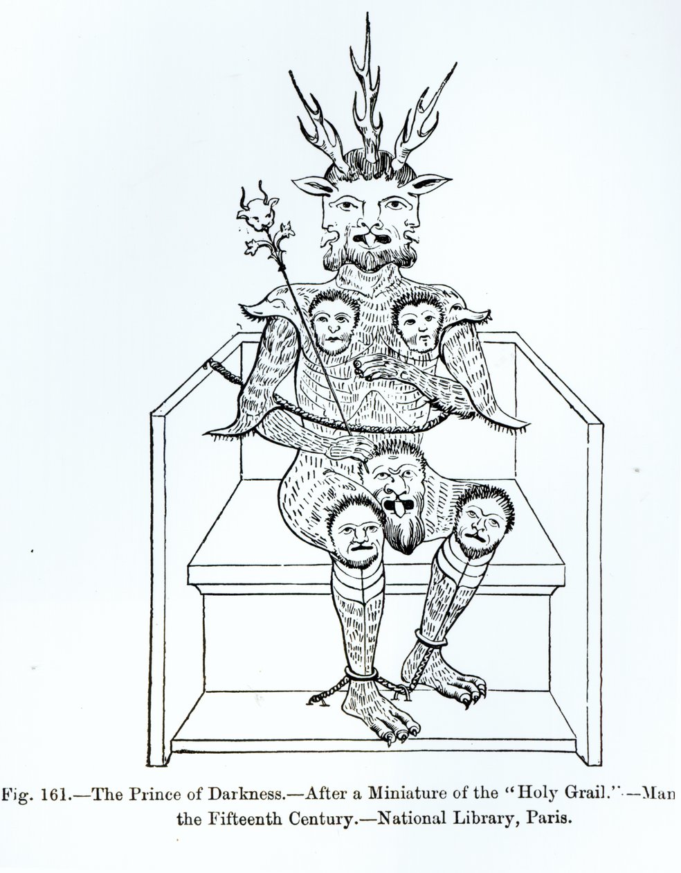 Mörkrets prins, illustration från 
