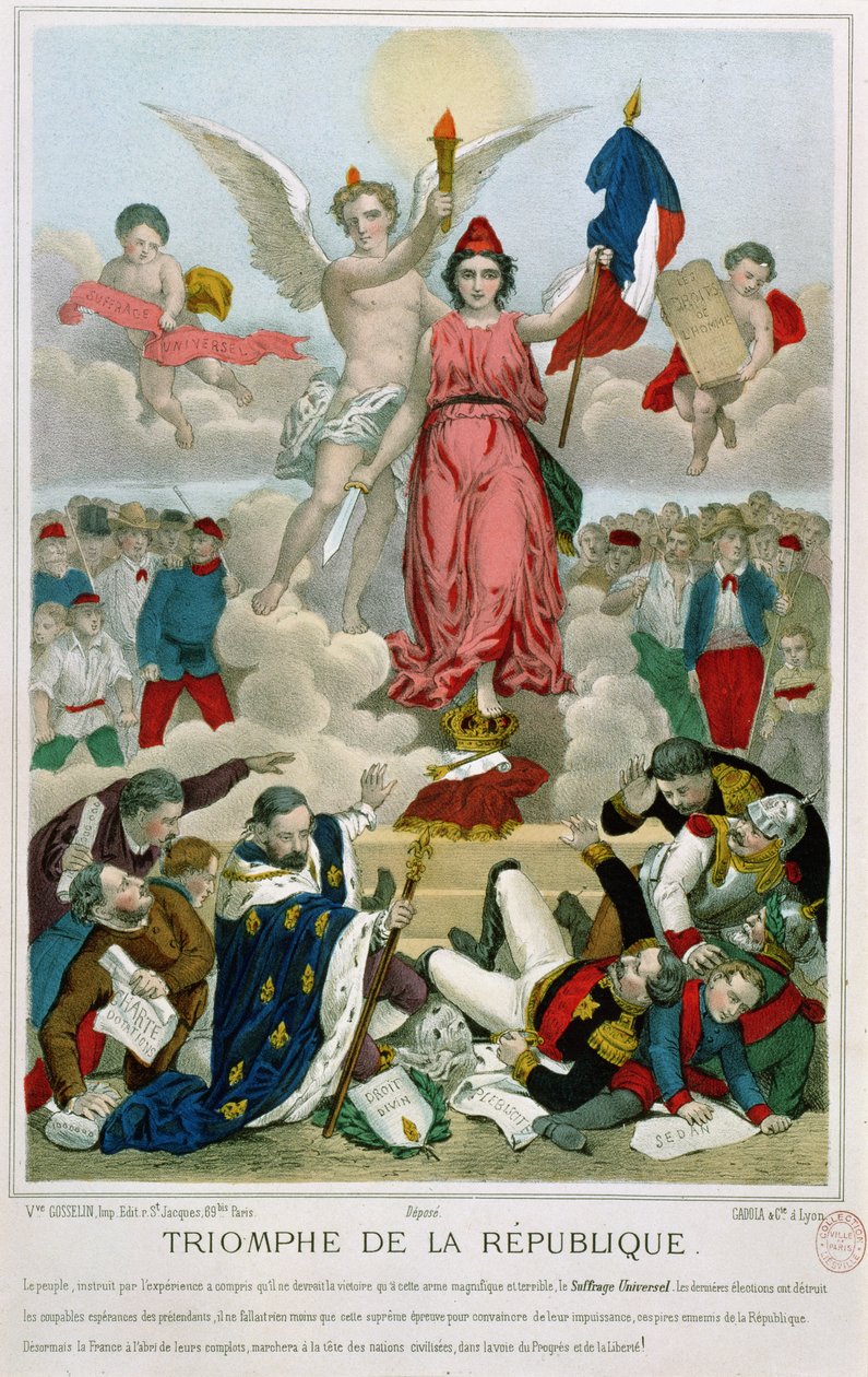 Republikens triumf, 1875 av French School