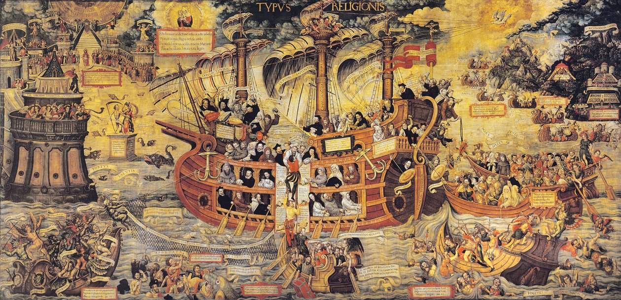 "Typus Religionis", Allegorin om Jesusförsamlingen av French School