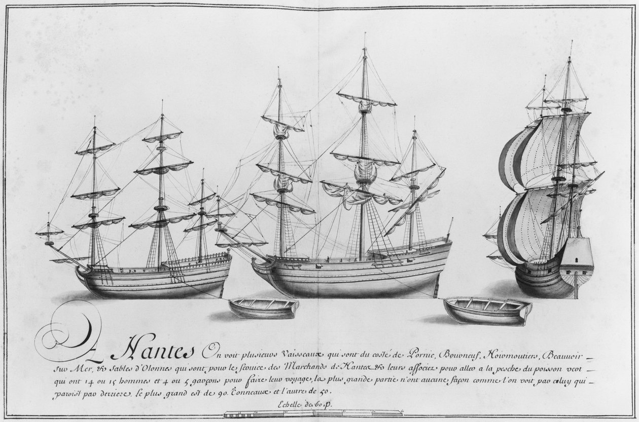 Fartyg, Nantes, illustration från 