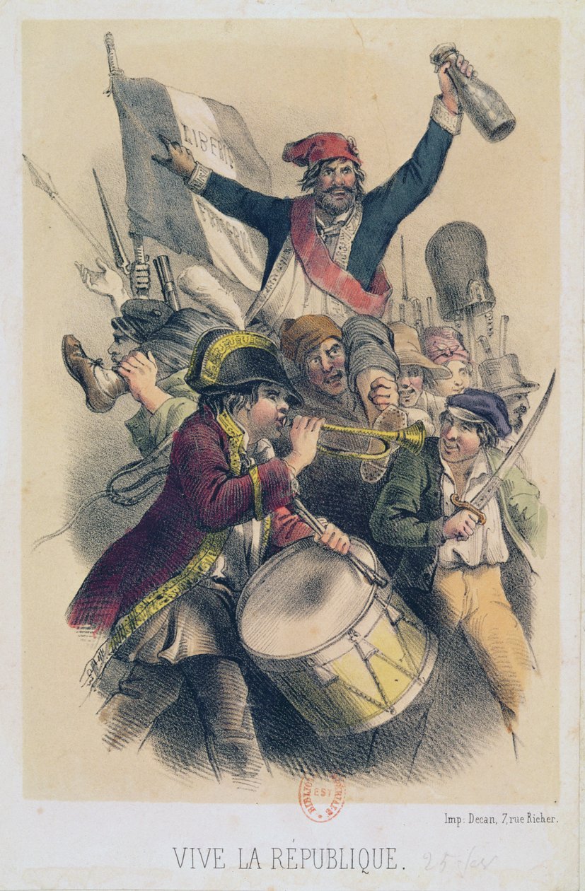 Länge leve republiken, 1848 av French School