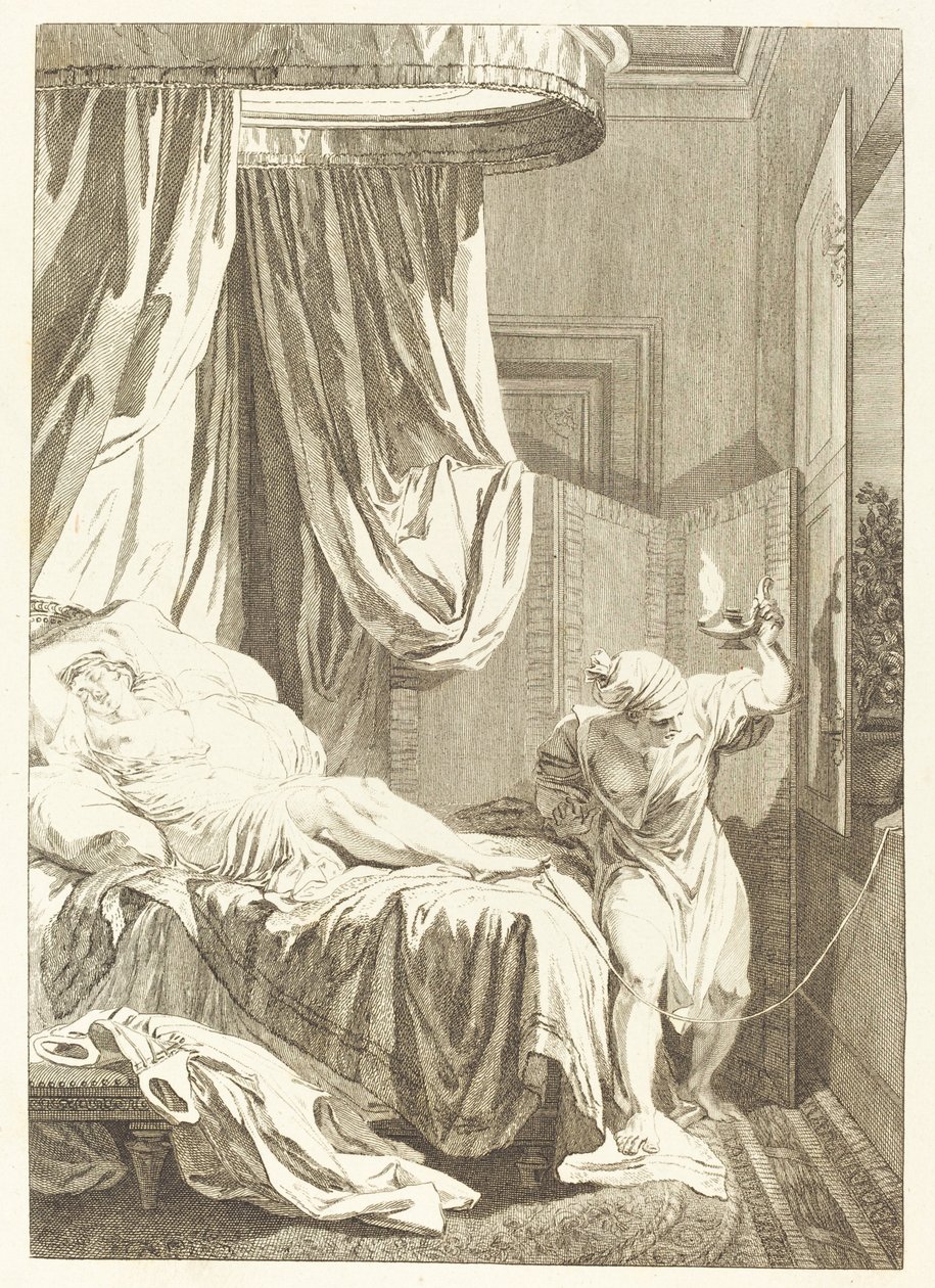 Vadet för de tre skvallren: Tråden av French 18th Century
