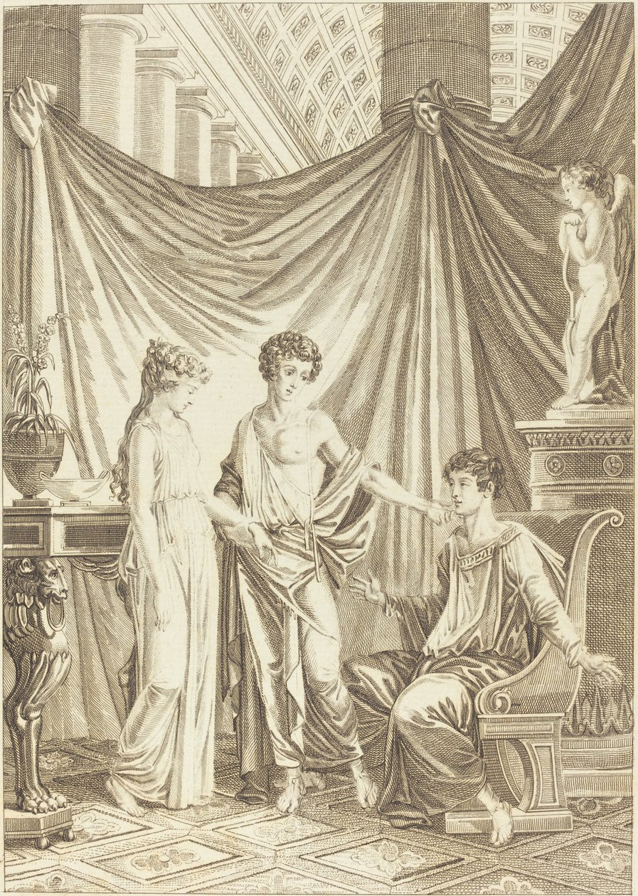 De två vännerna av French 18th Century