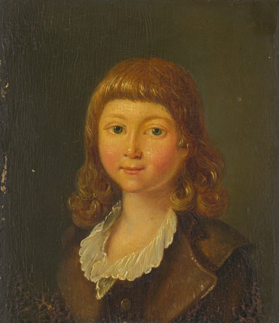 Porträtt av en ung pojke av French 18th Century