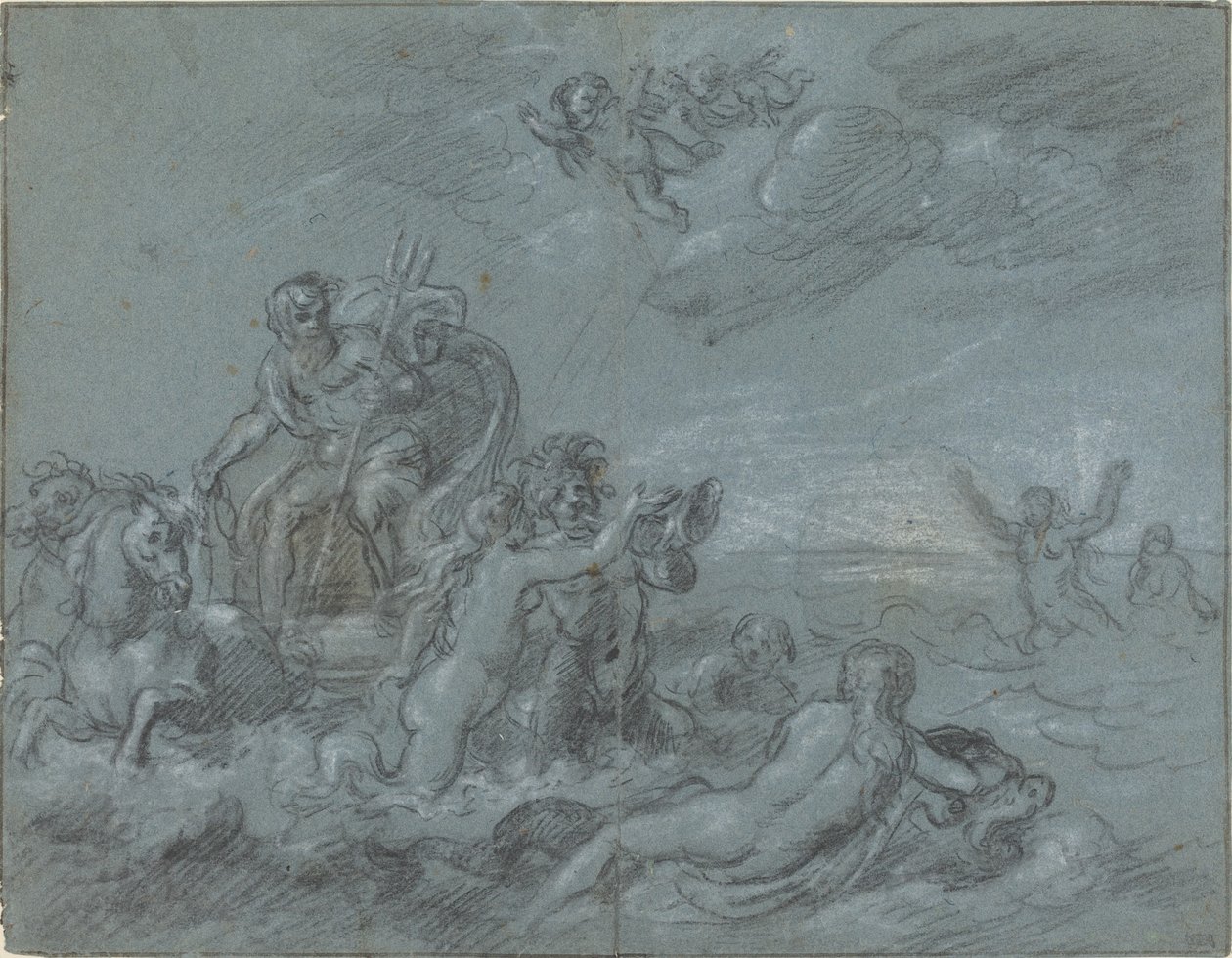 Neptunus triumf av French 18th Century