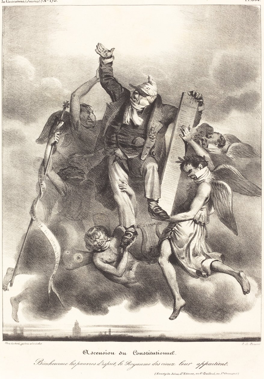 Uppkomsten av den konstitutionella av French 19th Century