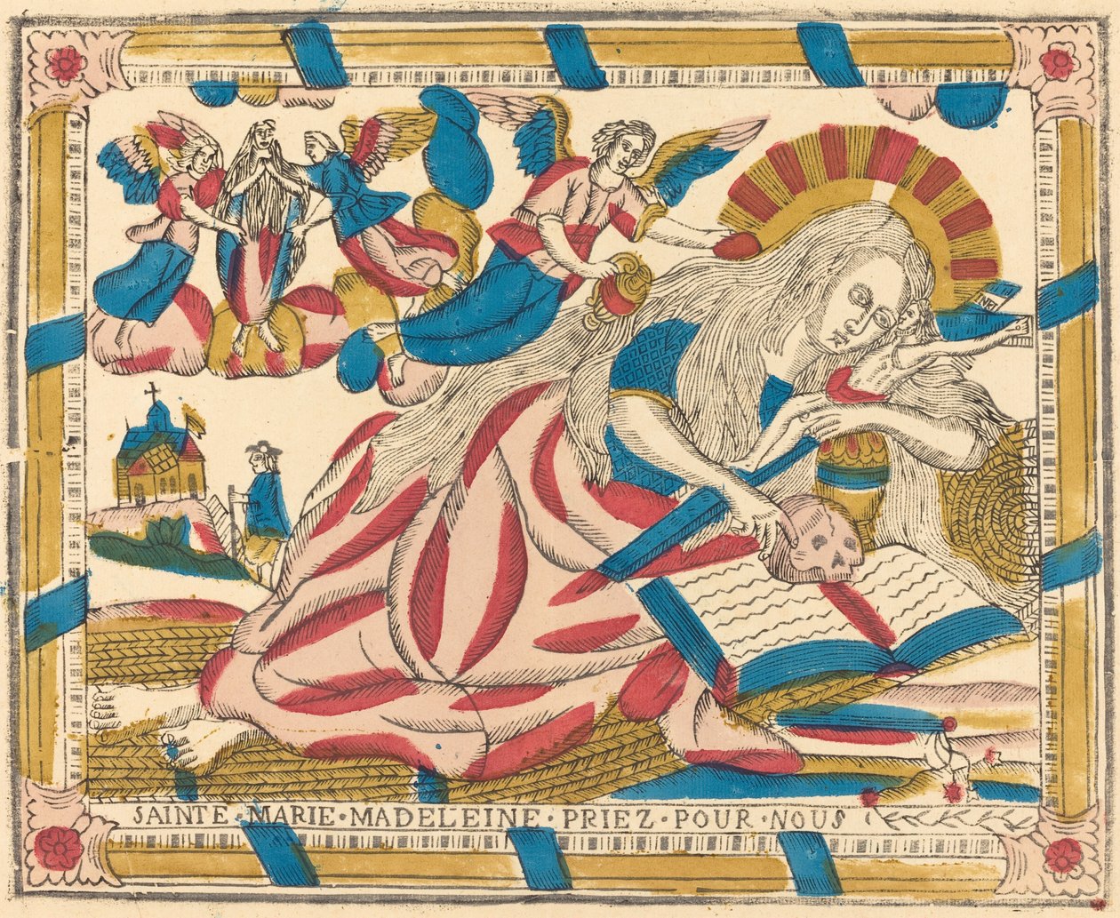 Sankta Maria Magdalena Be för oss av French 19th Century