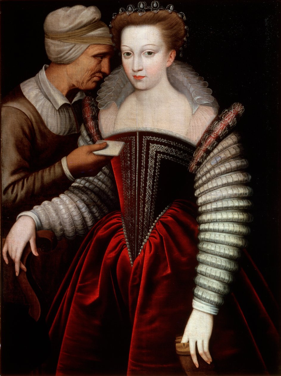A Love Letter Procuress, andra hälften av 1500-talet av French Master