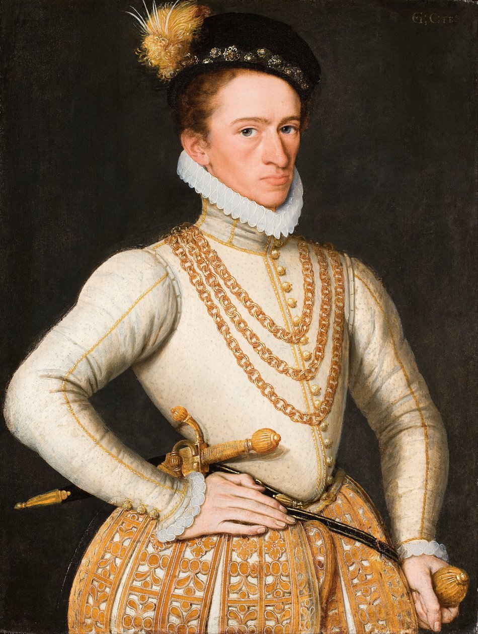 Porträtt av en okänd fransk adelsman, 1560 av French Master