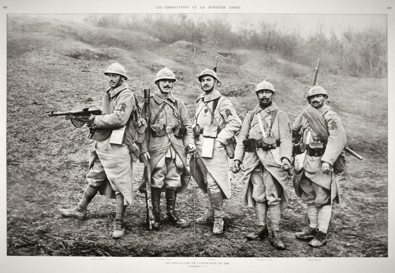 Franskt infanteri och vapen av French Photographer