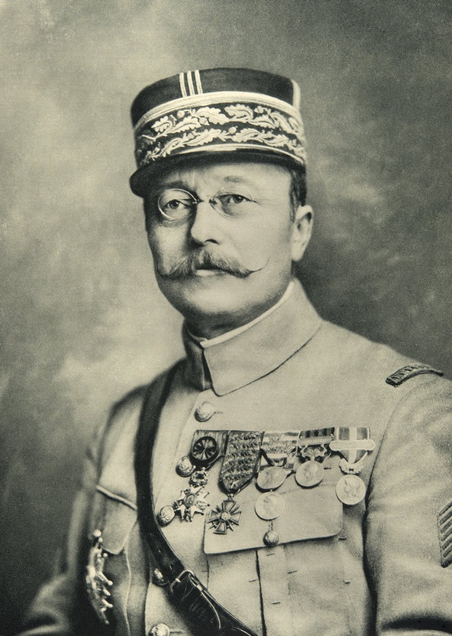 General Jean Marie Degoutte (1866-1938), 1900-talet (foto) av French Photographer