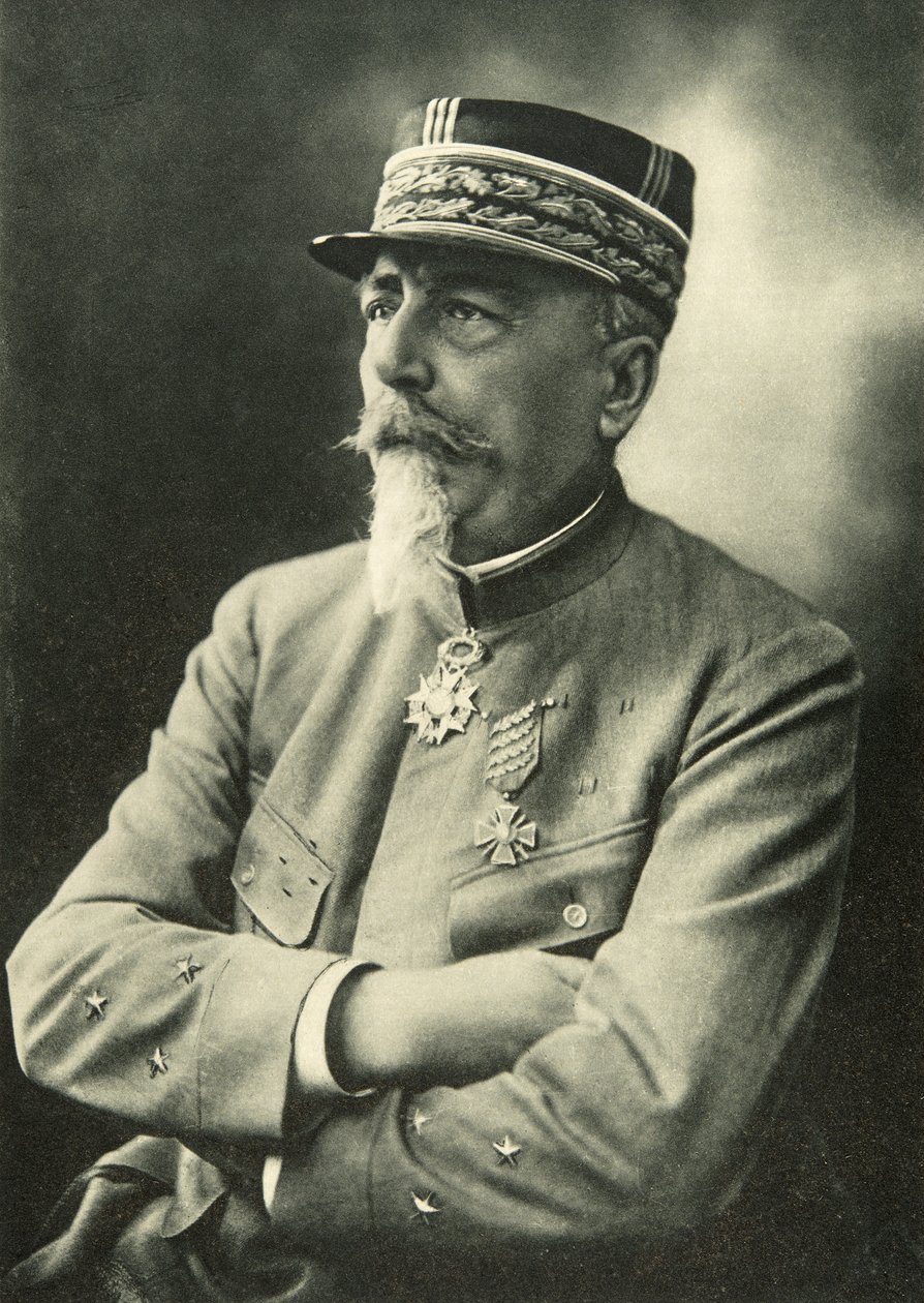 General Marie Jean Auguste Paulinier (1861-1927), 1900-talet (foto) av French Photographer