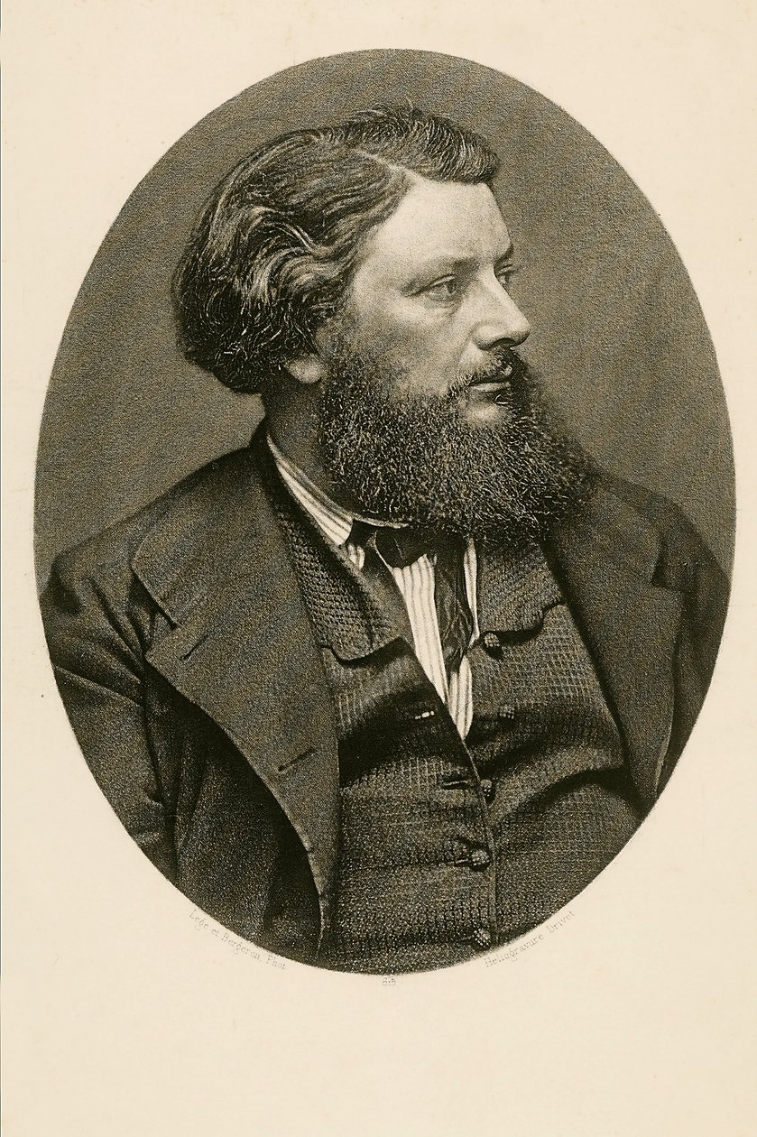 Gustave Courbet (s/v foto) av French Photographer