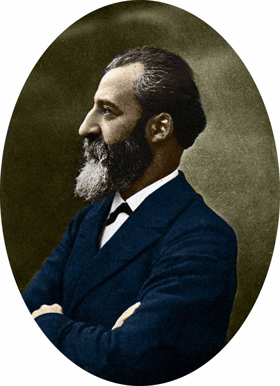 HENRI MOISSAN Fransk kemist och apotekare 1852 - 1907. av French Photographer
