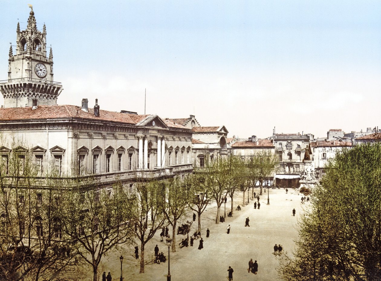 Avignons stadshus och Place de l