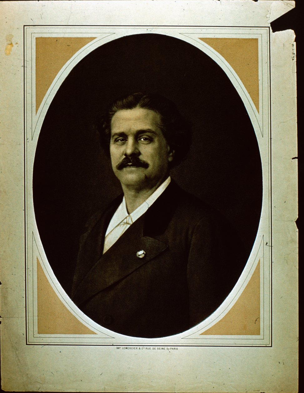 imp. Lemercier & Co. porträtt av en man (sepiafoto) av French Photographer