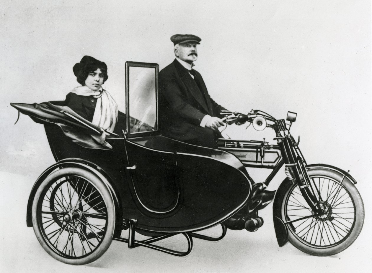 Jouve & Co. sidvagn, 1914 av French Photographer