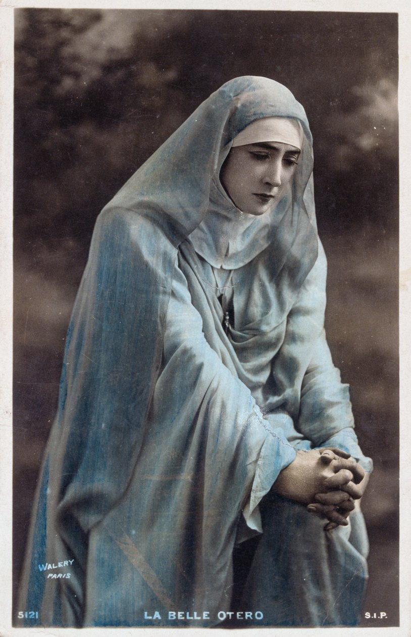 La Belle Otero (1868-1965) var en spansk skådespelerska, dansare och kurtisan. av French Photographer
