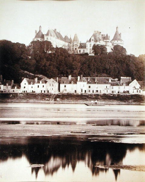 Lågvatten, Loiredalen, ca 1880-90-talet (s/v foto) av French Photographer
