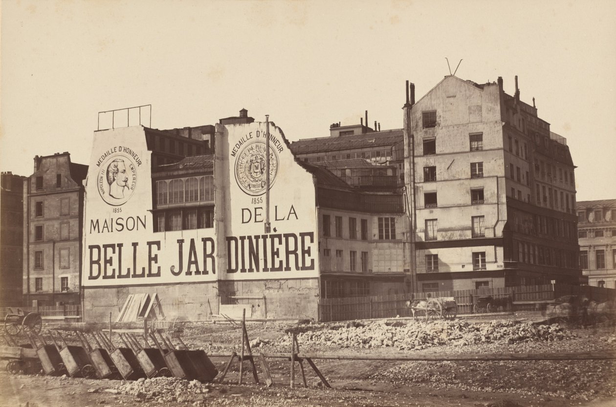 Maison de la Belle Jardinière, 1866 eller 1867 (fotografi) av French Photographer