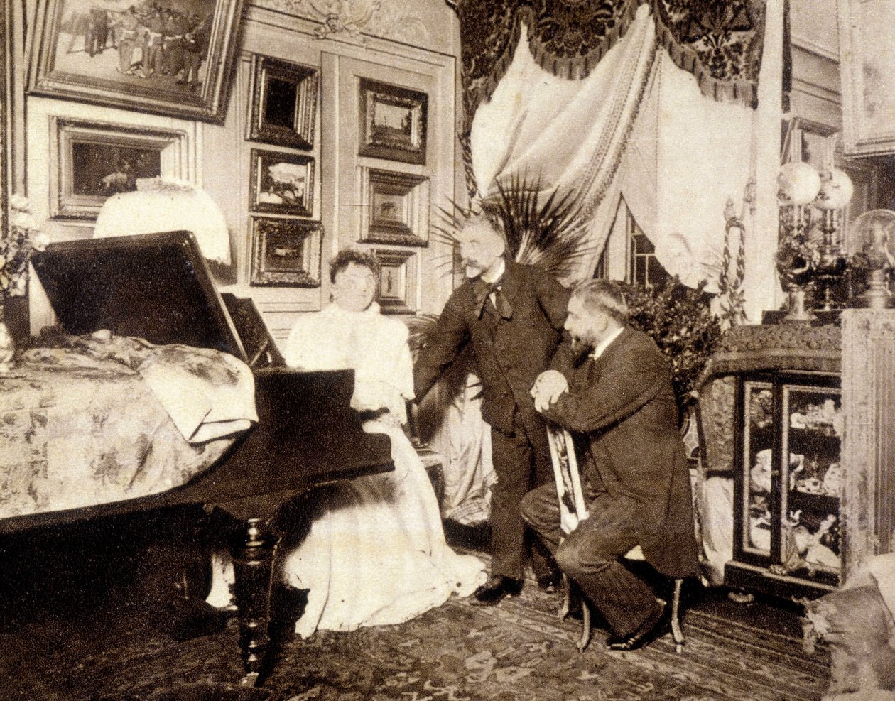 Mallarme och Manet - fotografering av French Photographer
