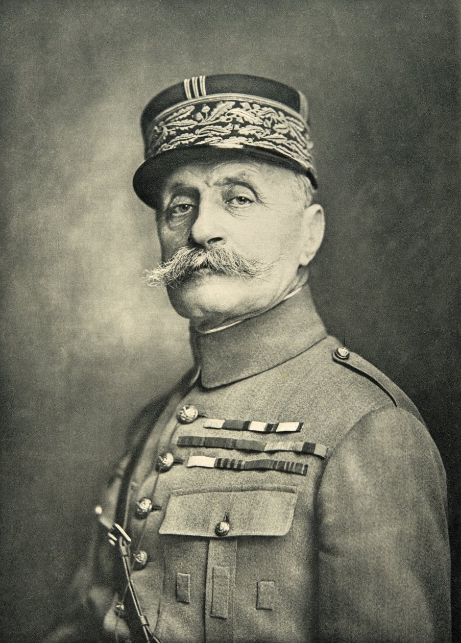 Marechal Foch (1851-1929), 1900-talet (foto) av French Photographer