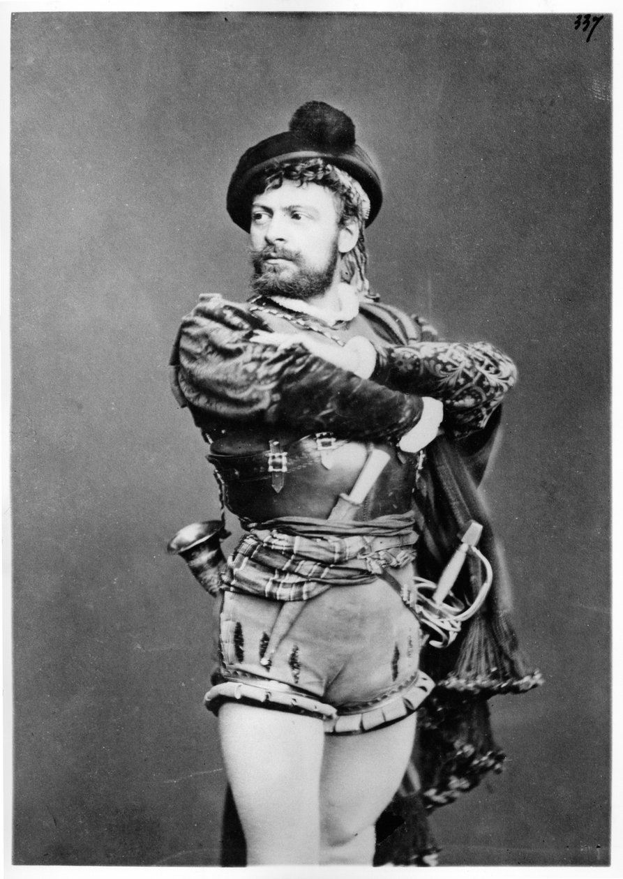 Mounet-Sully (1841-1916) som Hernani i "Hernani ou l