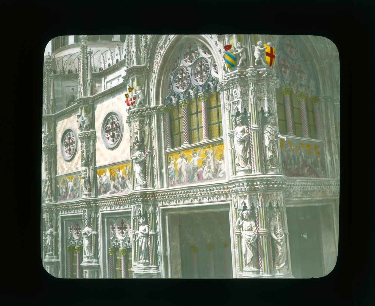 Parisutställning: Italienska paviljongen, Paris, Frankrike, 1900 (lanternbild) av French Photographer