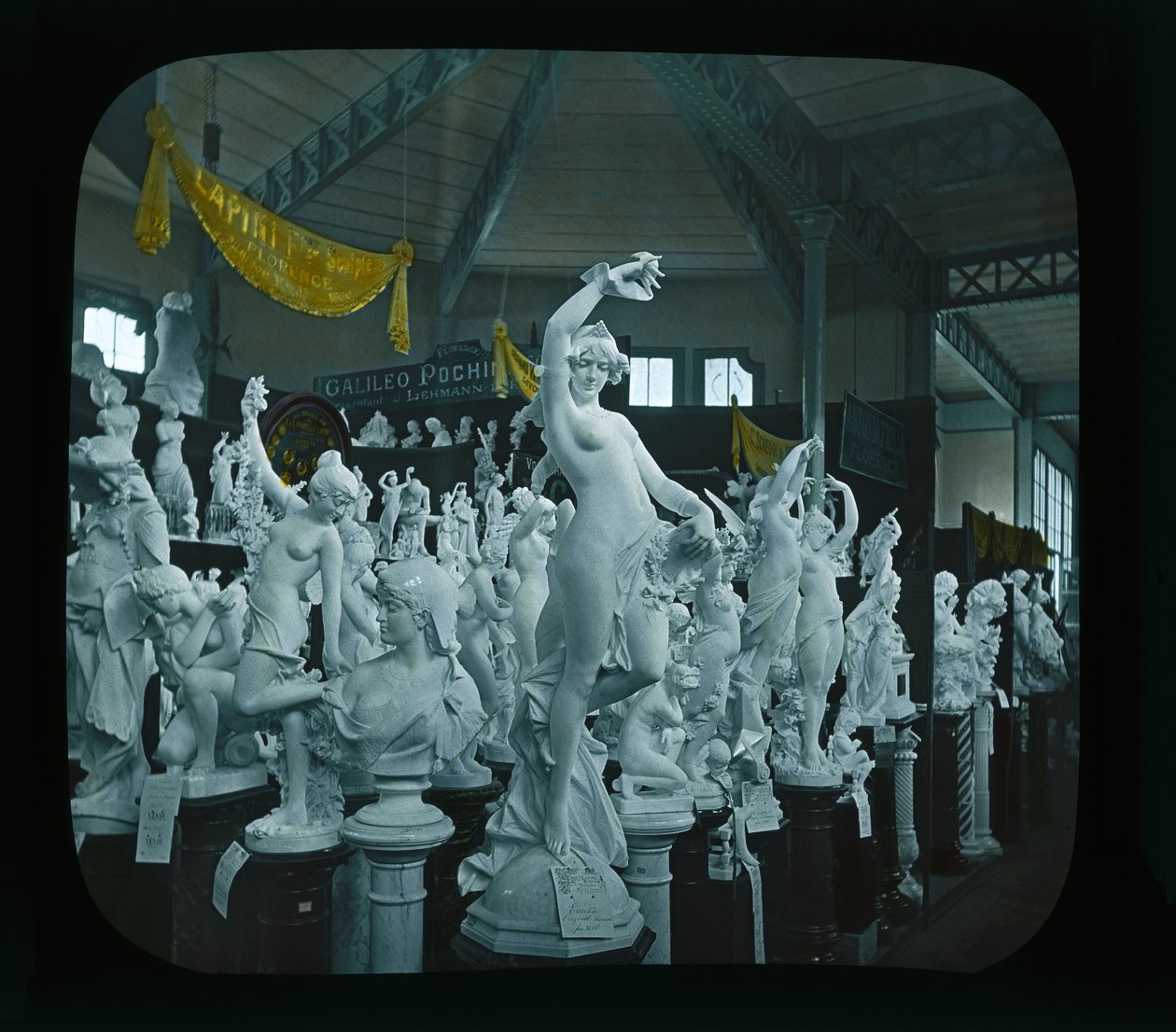 Parisutställning: Palace of National Manufactures, 1900 (lanternbild) av French Photographer