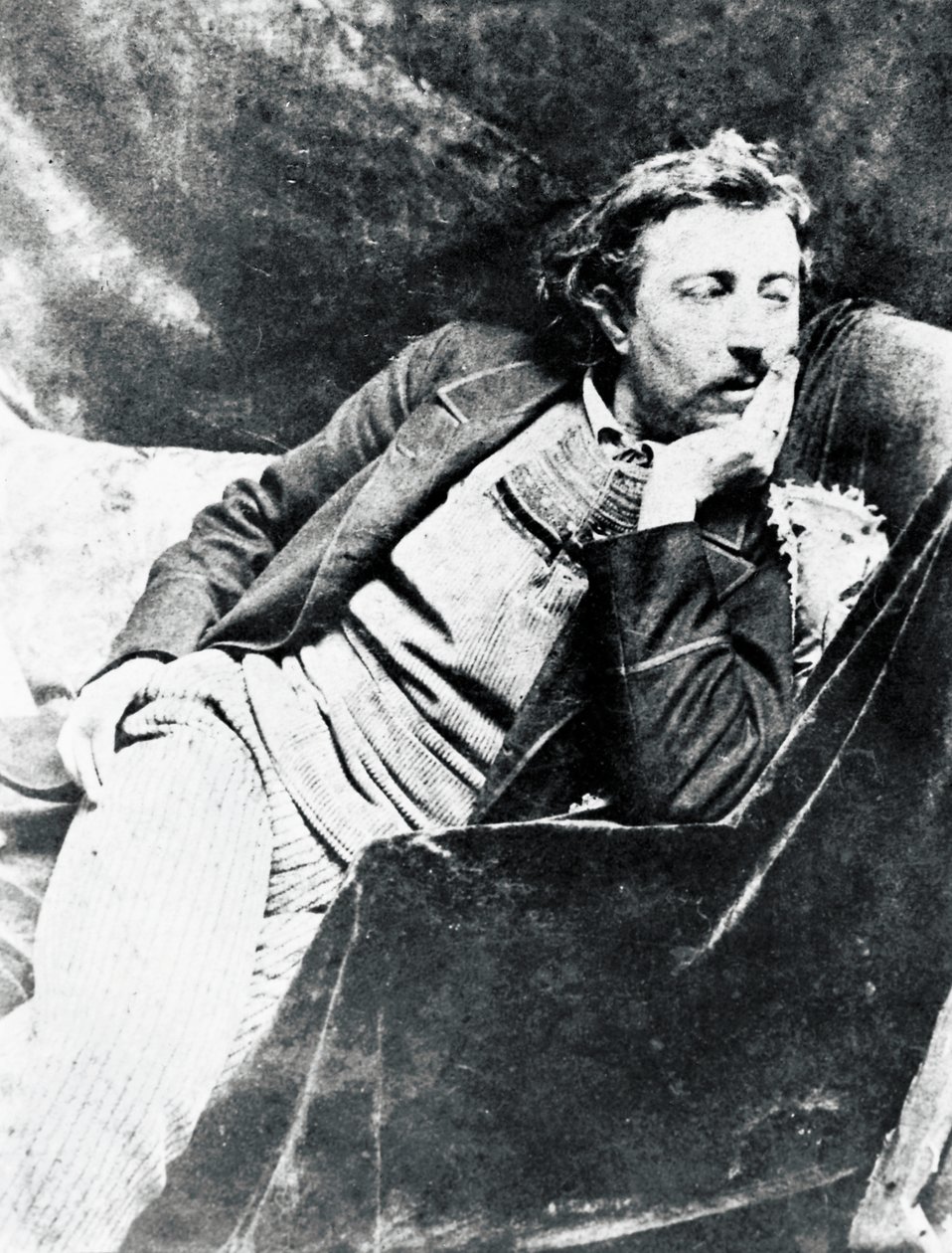 Paul Gauguin bär en bretonsk väst av French Photographer