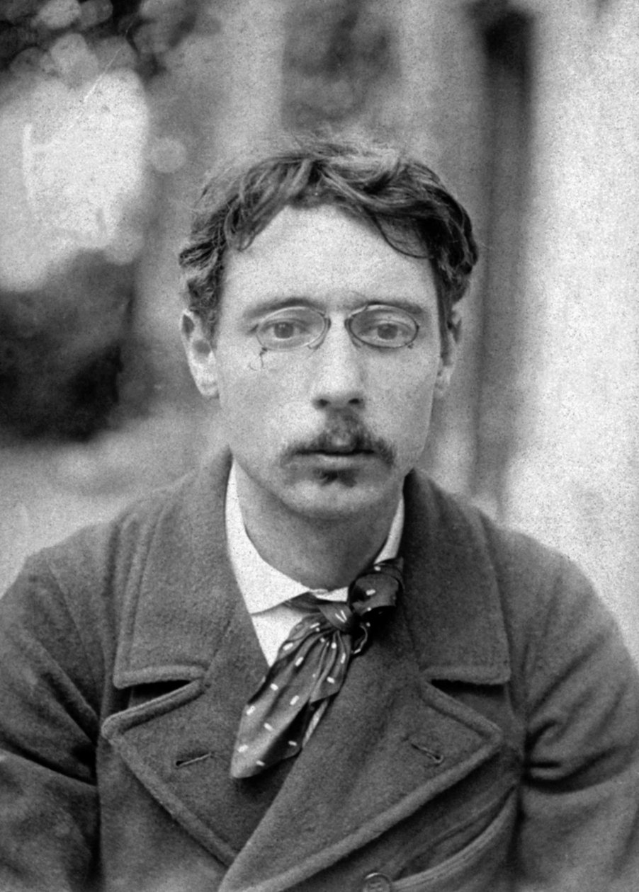 Pierre Bonnard i Villeneuve sur Yonne, c.1892 av French Photographer
