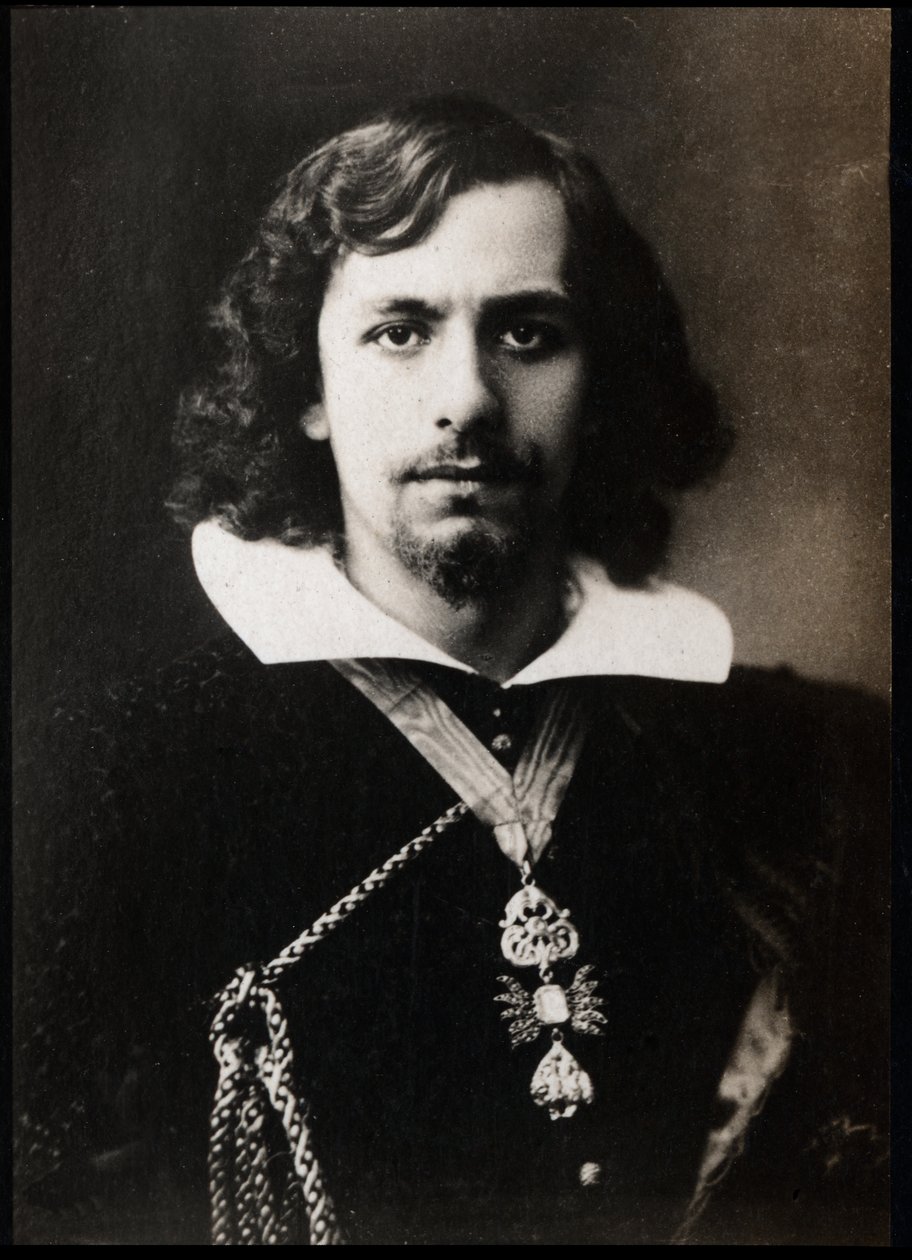 Porträtt av Albert Lambert Fils (1865-1941), fransk skådespelare. av French Photographer