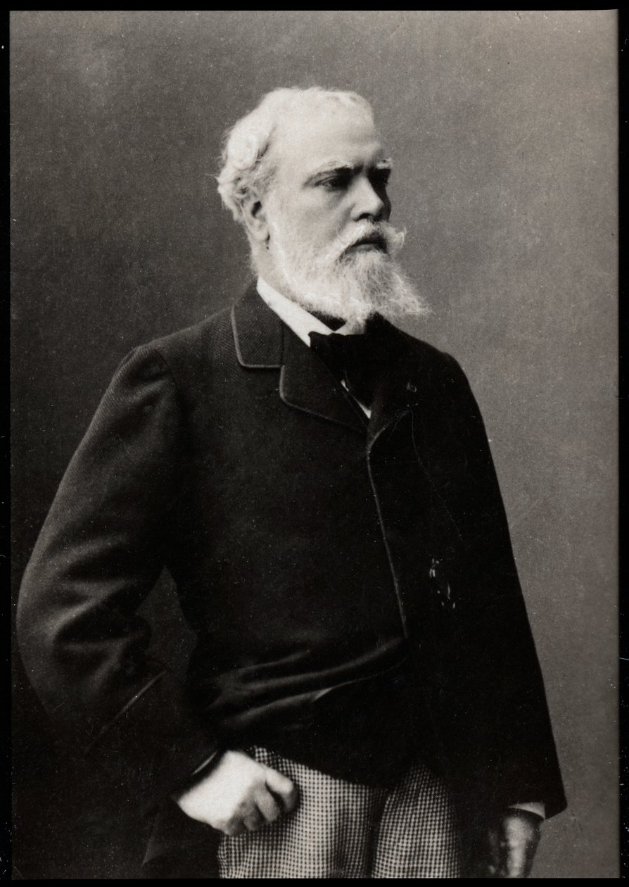 Porträtt av Alexandre Cabanel (1823-1889), fransk målare. av French Photographer