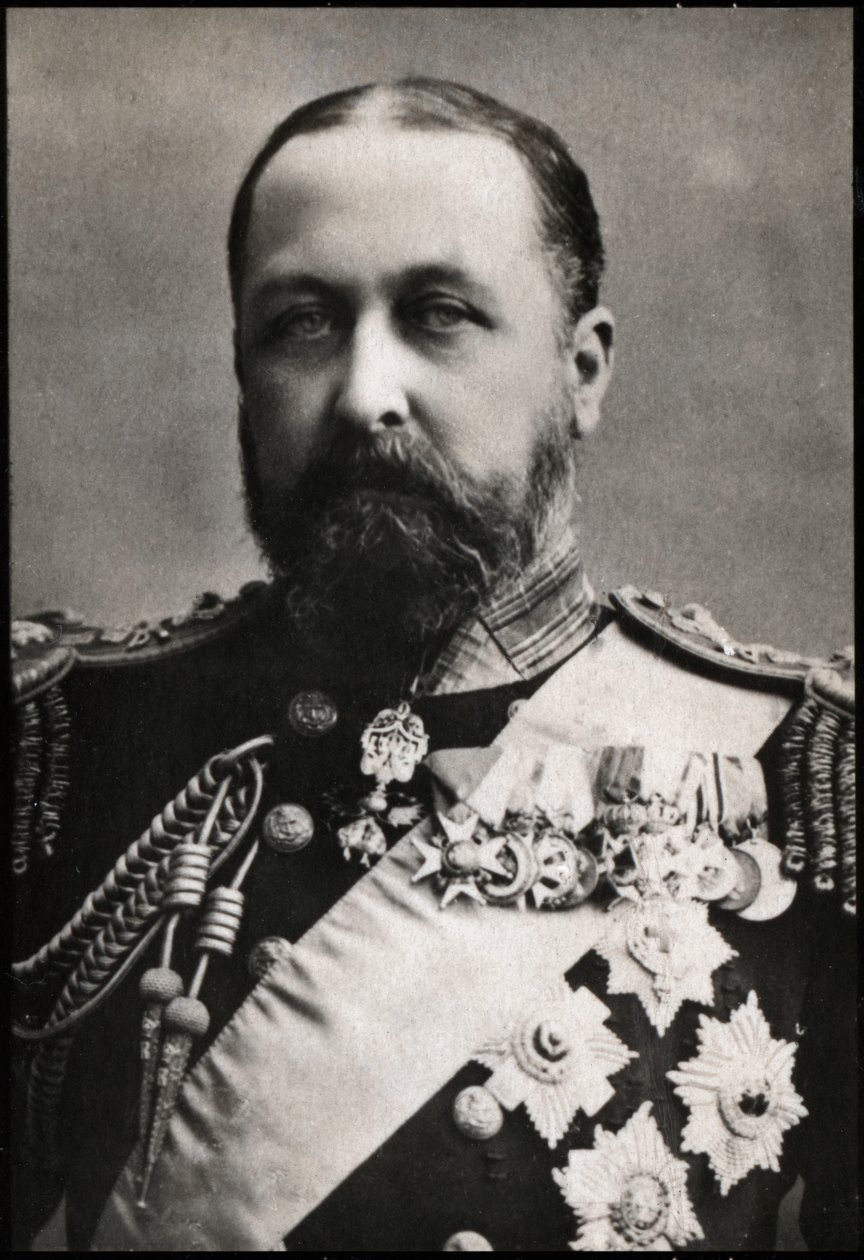 Porträtt av Alfred Ernest Albert (1844-1900), hertig av Saxe-Coburg och Gotha av French Photographer