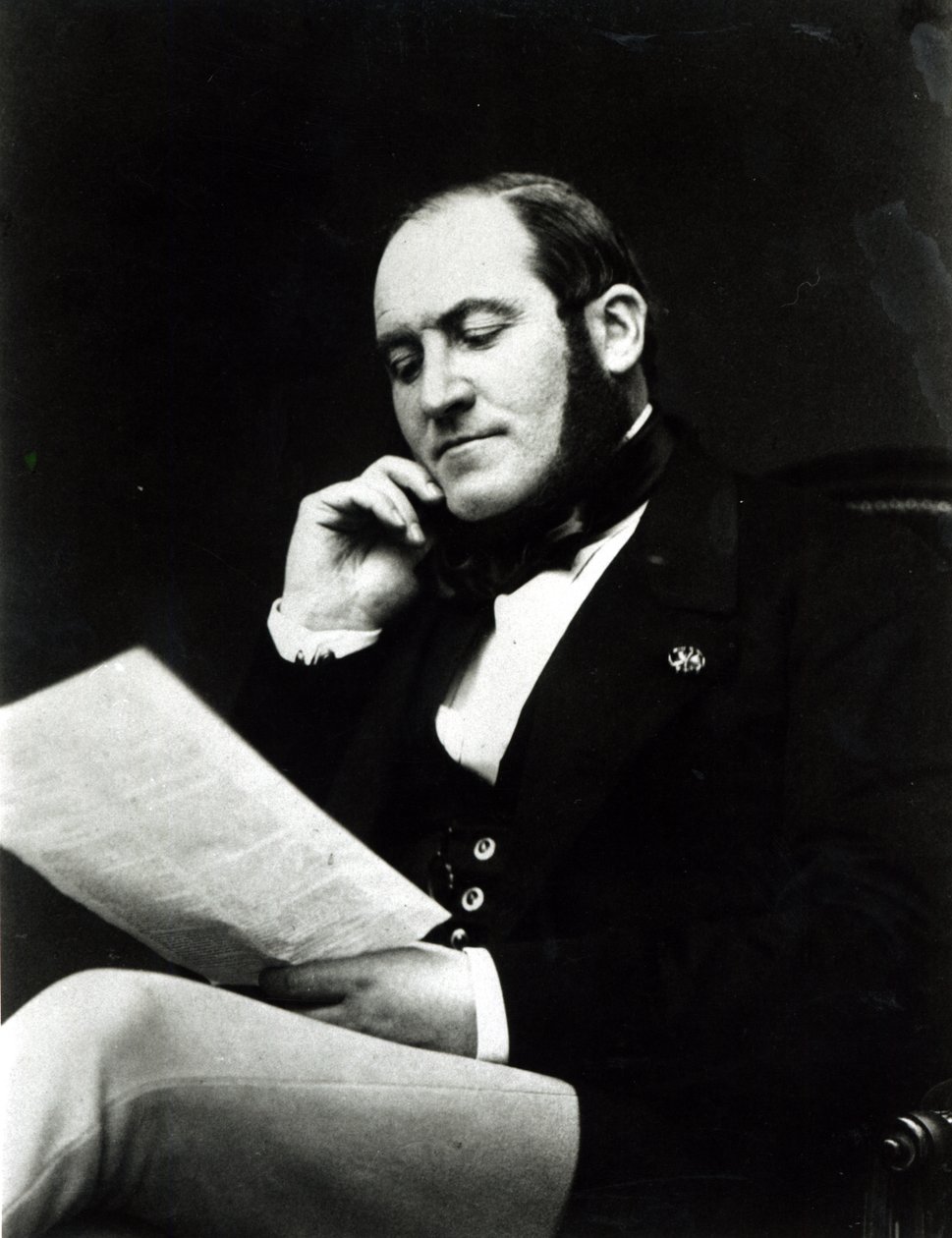 Porträtt av baron Georges Eugene Haussmann (1809-91), 1800-talet av French Photographer