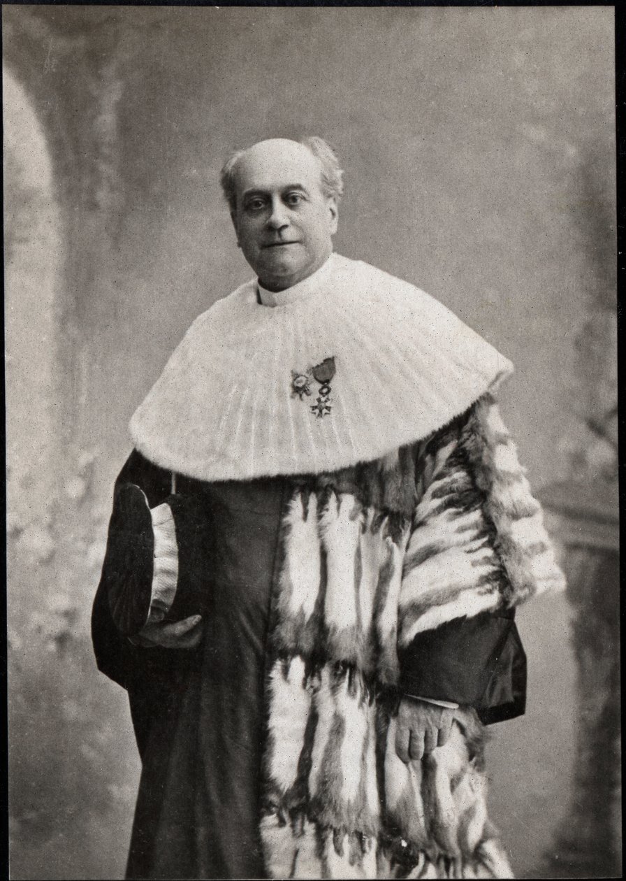 Porträtt av Charles Mazeau, (1825-1905), fransk domare och politiker. av French Photographer