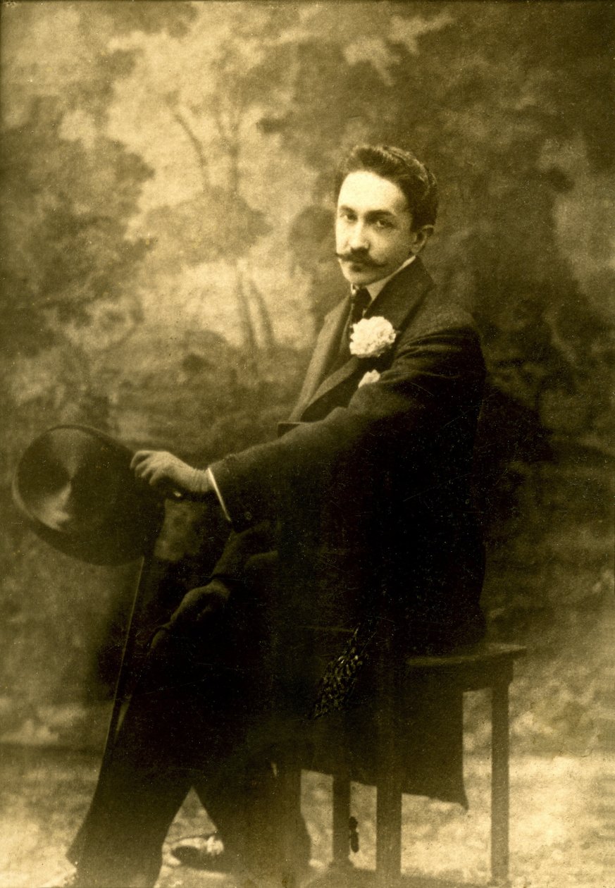 Porträtt av greve Robert de Montesquiou av French Photographer