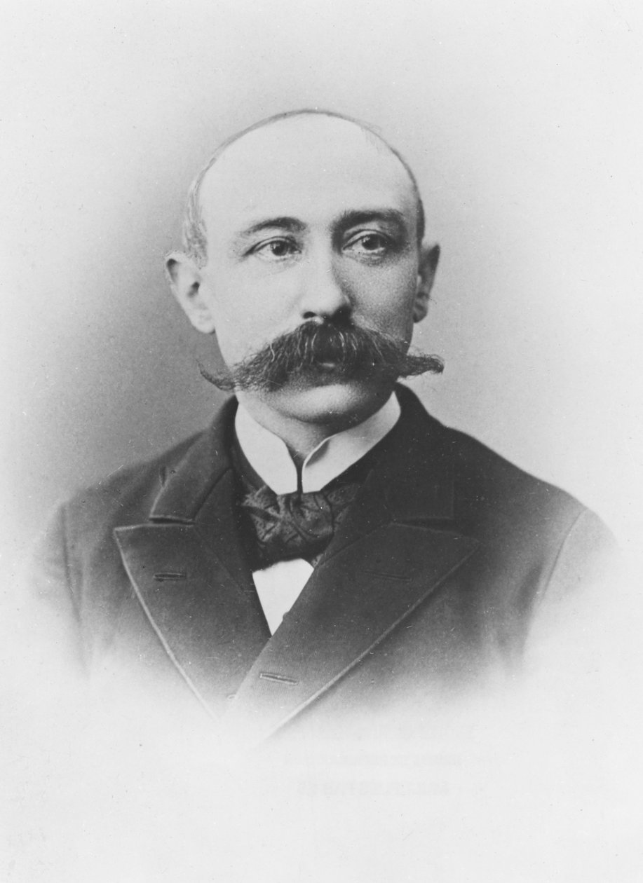 Porträtt av Frédéric Edouard Plessis av French Photographer