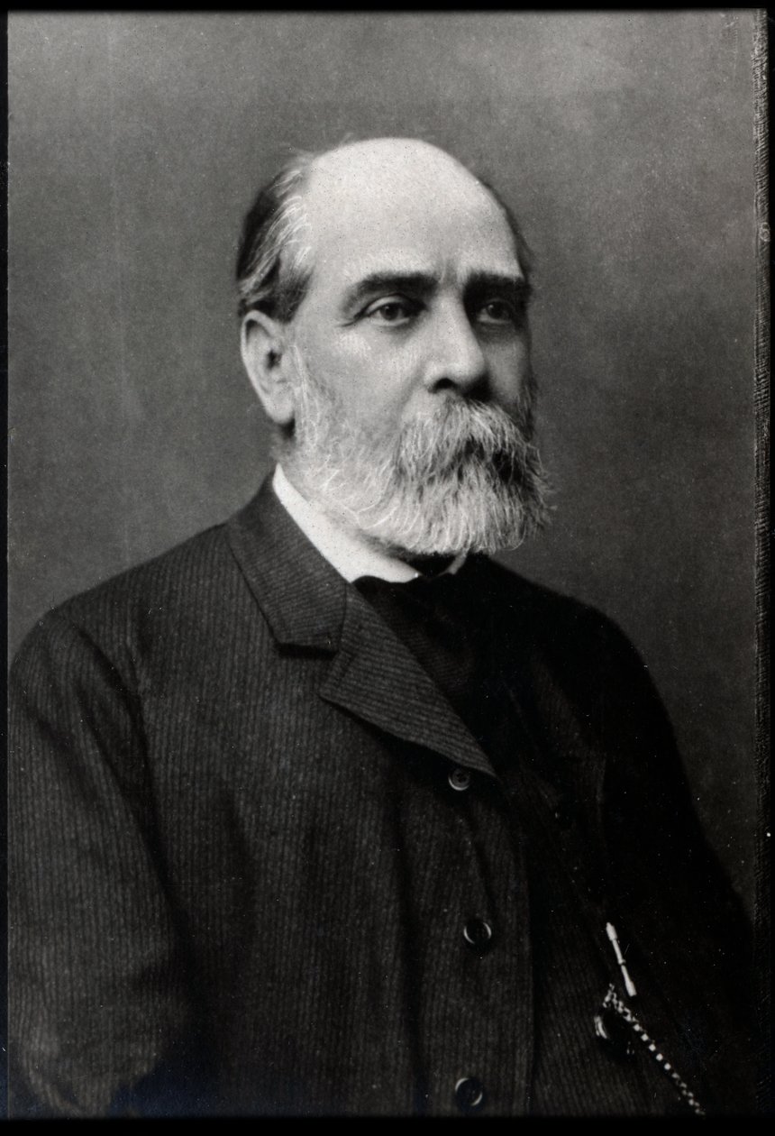 Porträtt av Hector Malot (1830-1907), fransk författare. av French Photographer