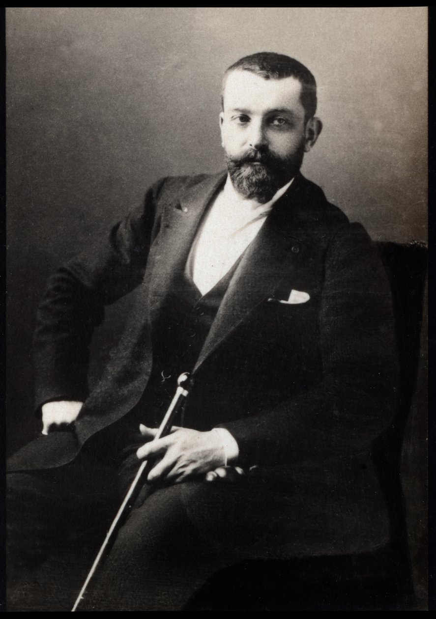 Porträtt av Henri Gervex (1852-1929), fransk målare. av French Photographer