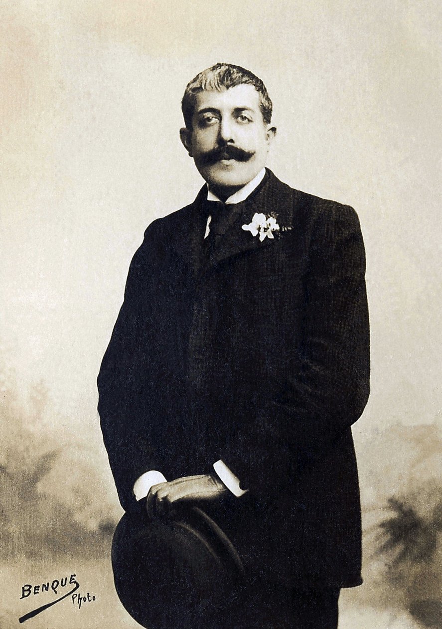 Porträtt av Jean Lorrain (1855-1906), fransk författare. av French Photographer